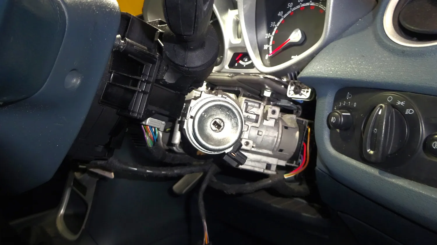 Before Ignition Removal On Car
